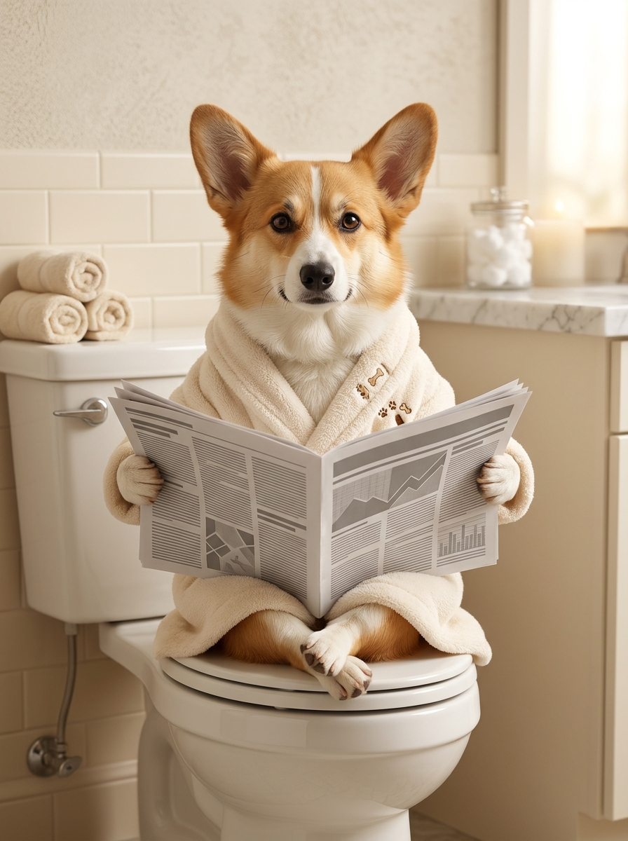 Spa Day Corgi